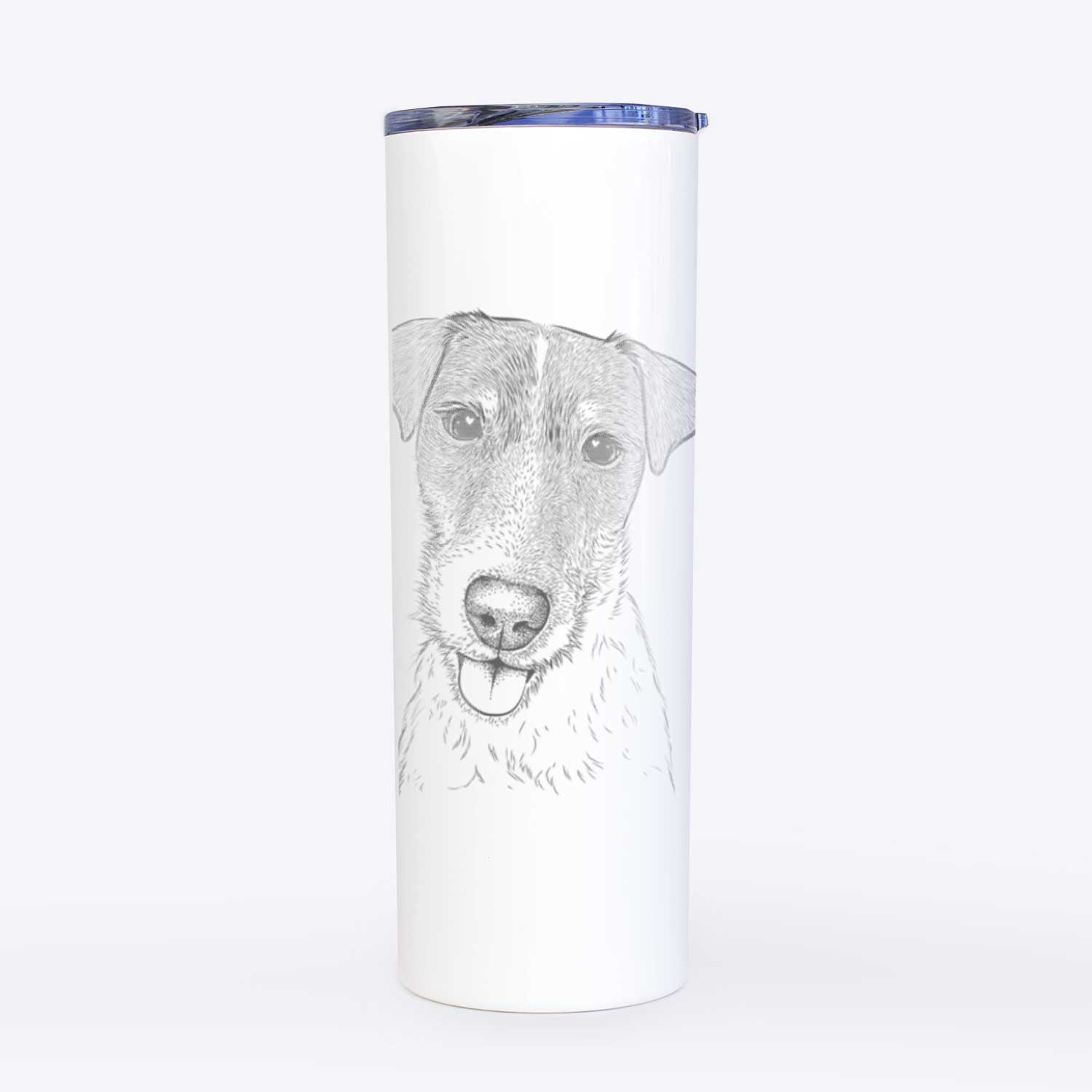 Rider the Parson Russell Terrier - 20oz Skinny Tumbler