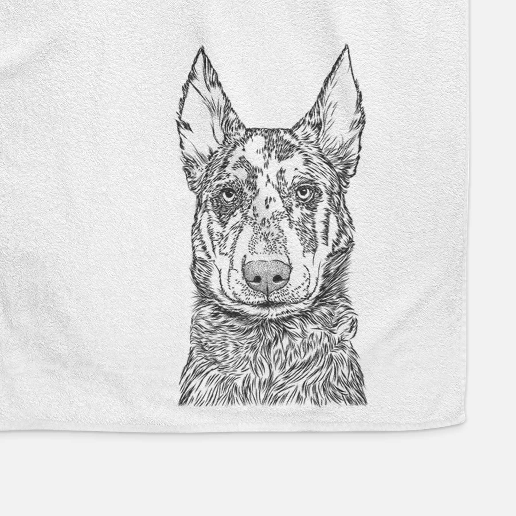 Riggs the Beauceron Decorative Hand Towel