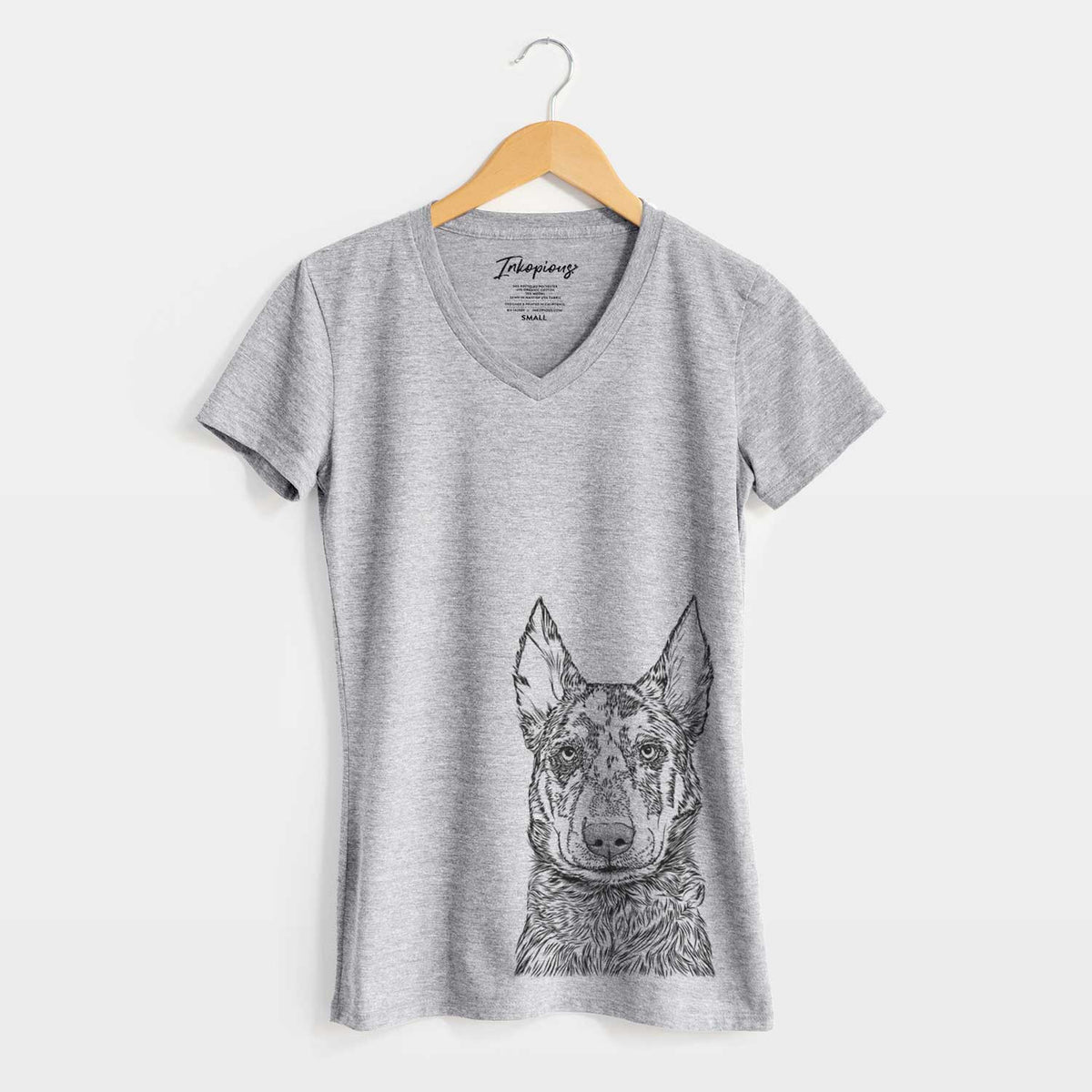 Bare Riggs the Beauceron - Women's V-neck Shirt