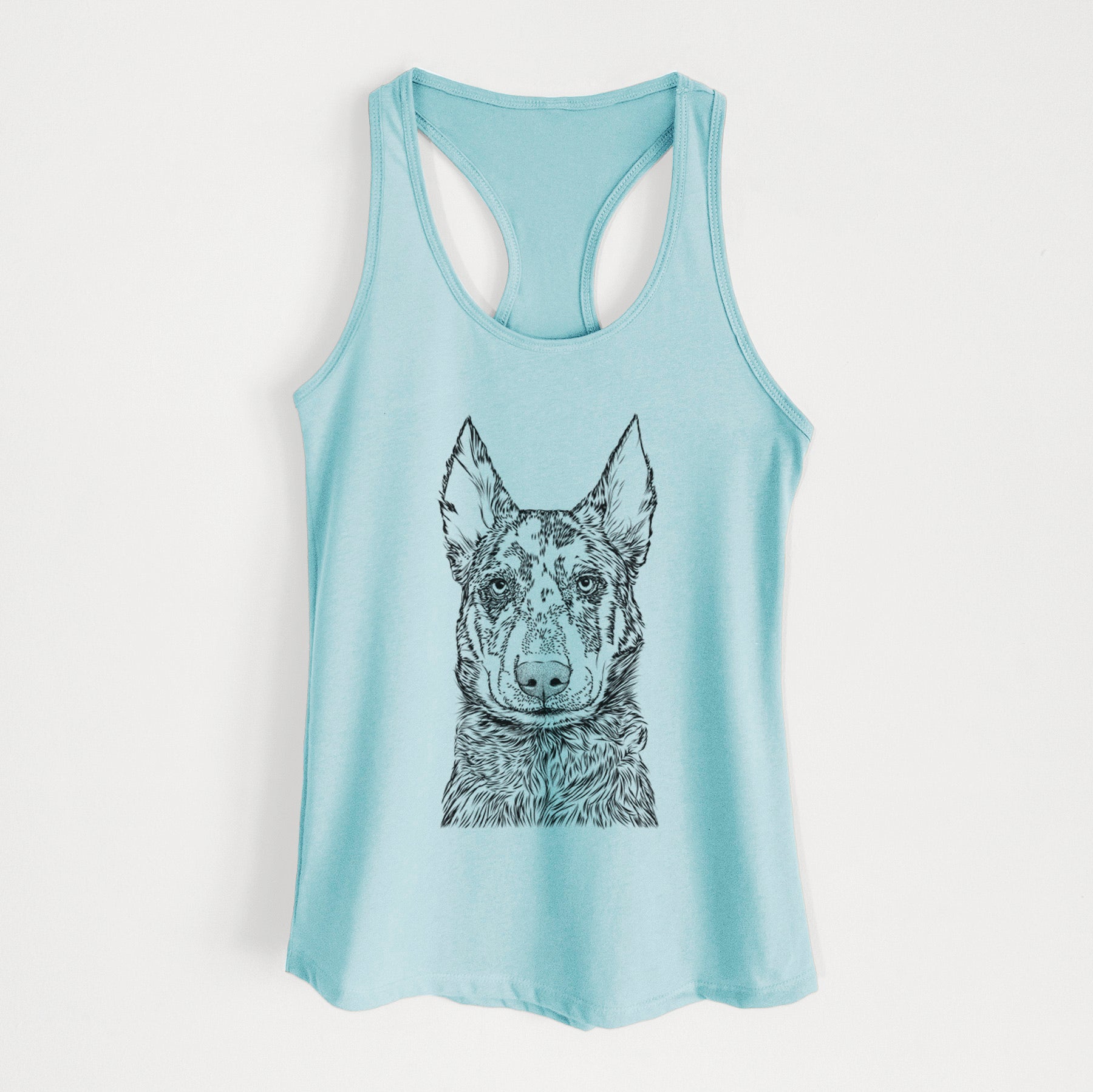 Riggs the Beauceron - Women's Racerback Tanktop