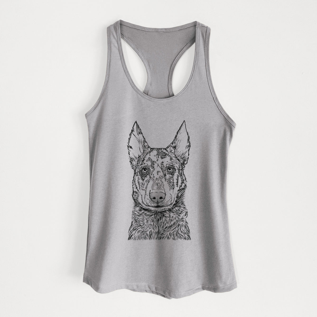 Riggs the Beauceron - Women&#39;s Racerback Tanktop