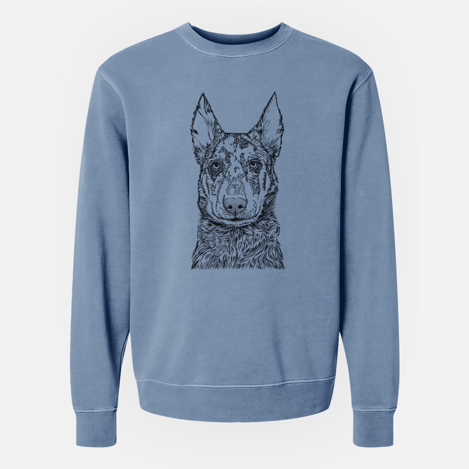 Bare Riggs the Beauceron - Unisex Pigment Dyed Crew Sweatshirt