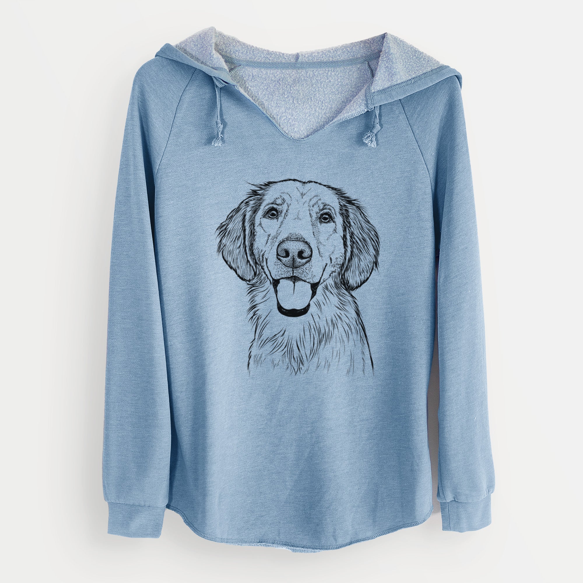 Bare Riley the Golden Retriever - Cali Wave Hooded Sweatshirt