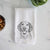 Riley the Golden Retriever Decorative Hand Towel