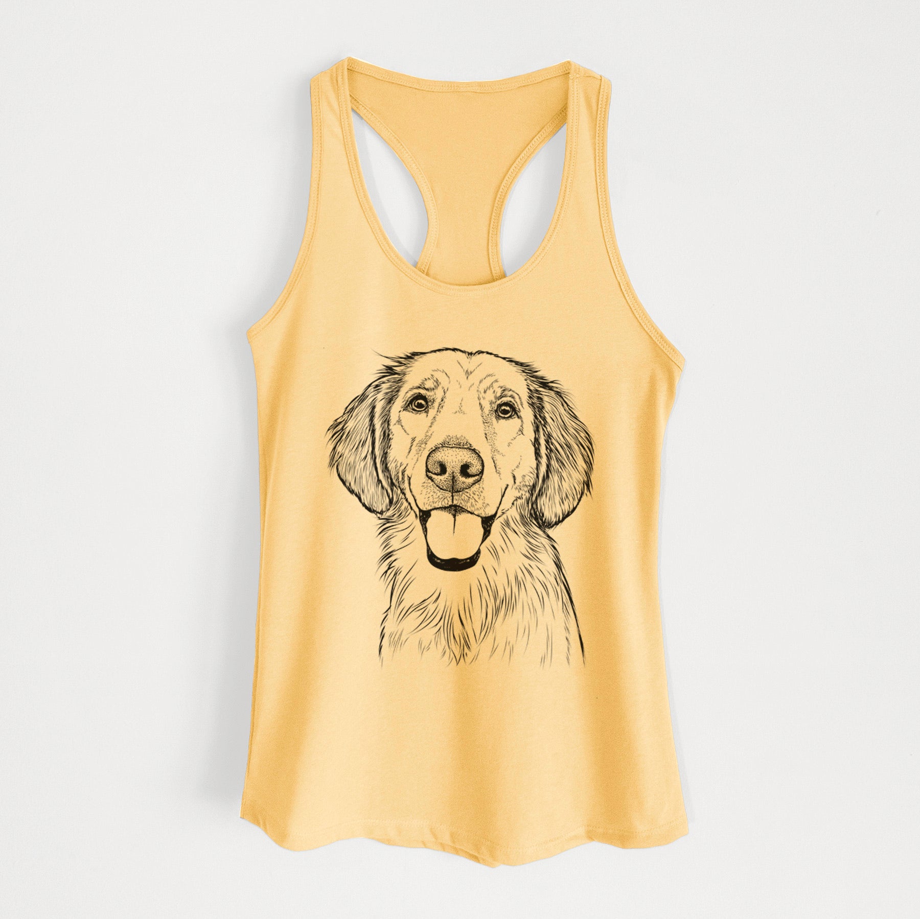 Riley the Golden Retriever - Women's Racerback Tanktop