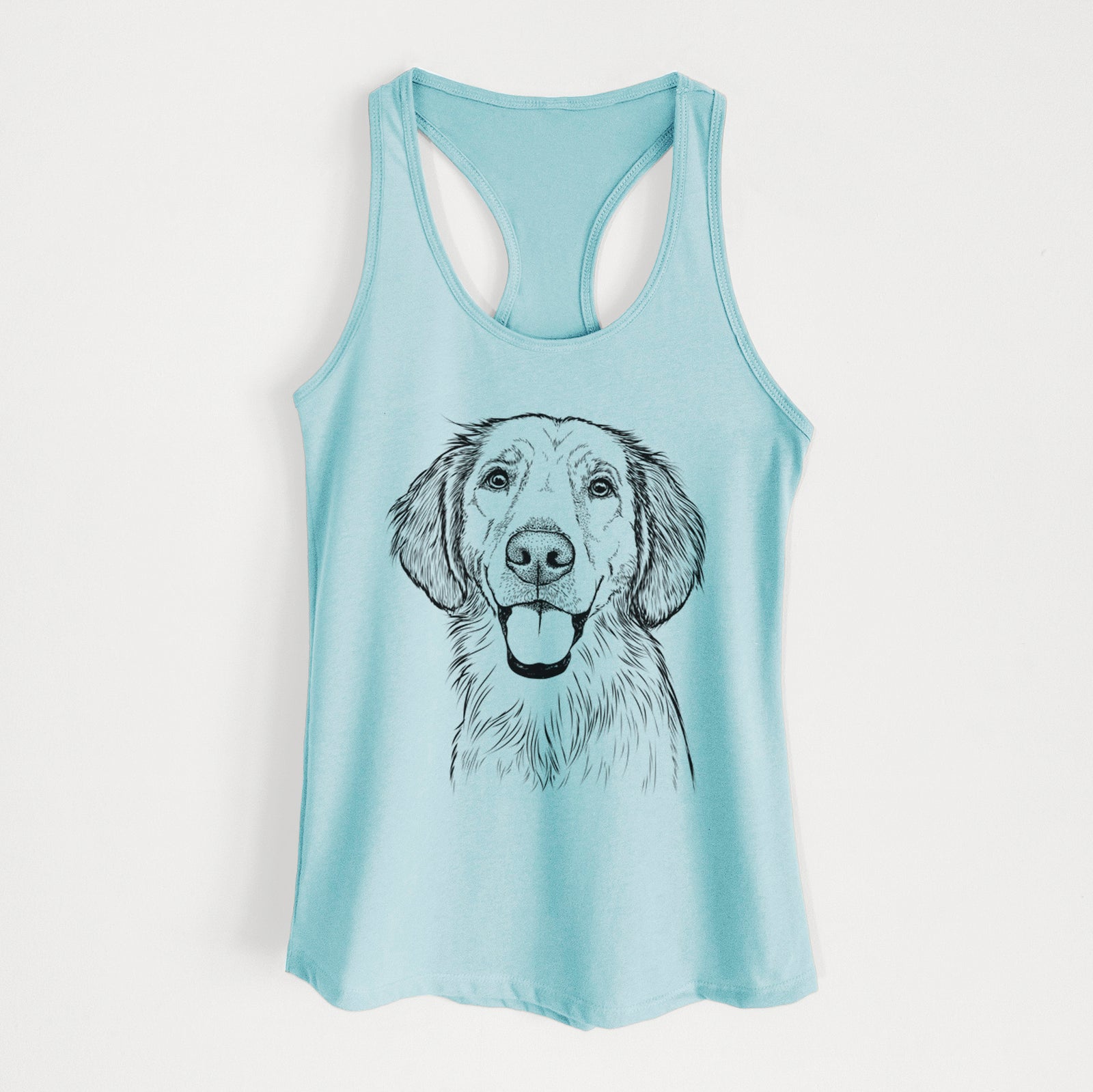 Riley the Golden Retriever - Women's Racerback Tanktop