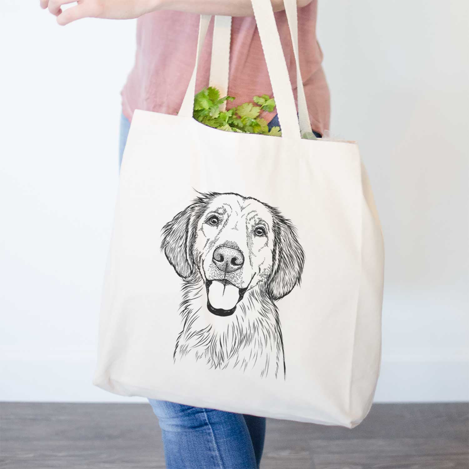 Riley the Golden Retriever - Tote Bag