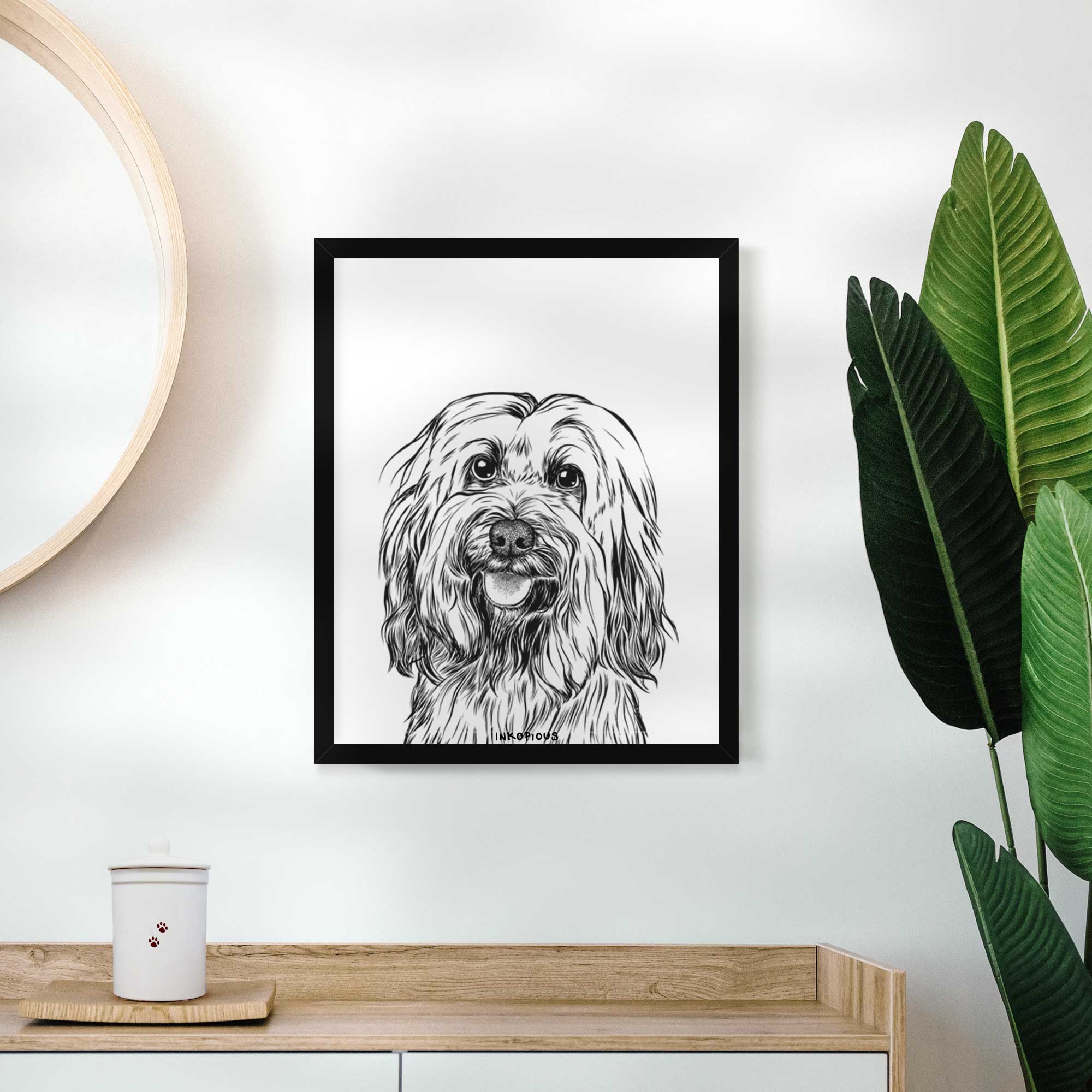 Rime the Tibetan Terrier Art Print