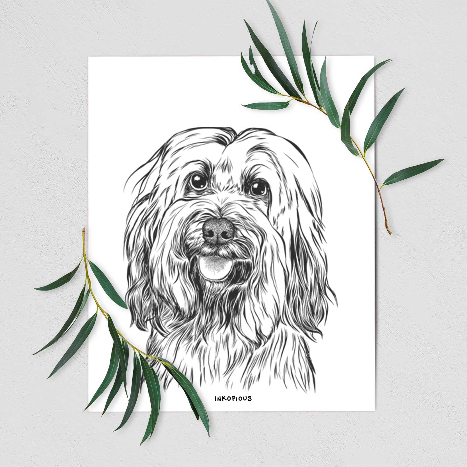 Rime the Tibetan Terrier Art Print