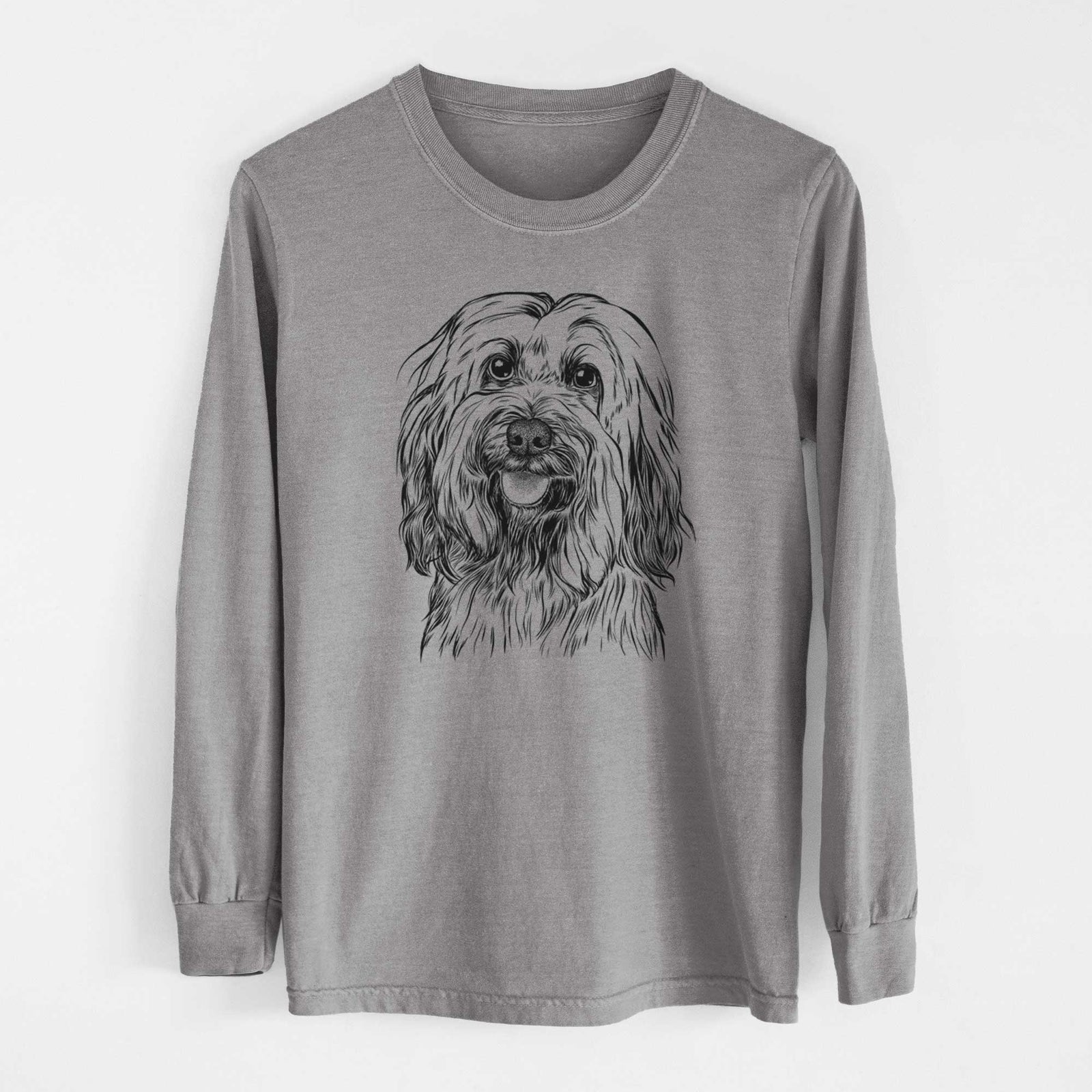 Bare Rime the Tibetan Terrier - Heavyweight 100% Cotton Long Sleeve