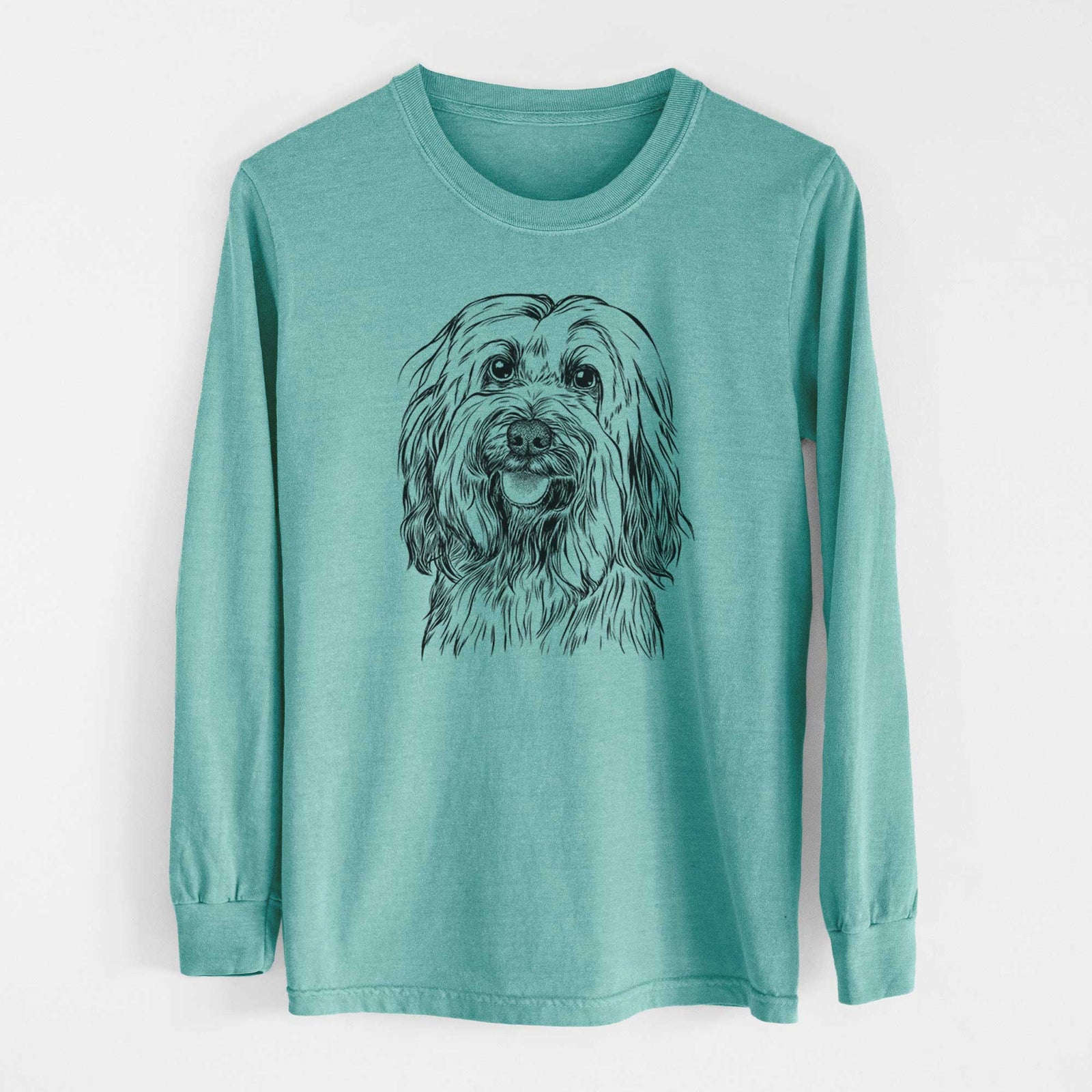 Bare Rime the Tibetan Terrier - Heavyweight 100% Cotton Long Sleeve