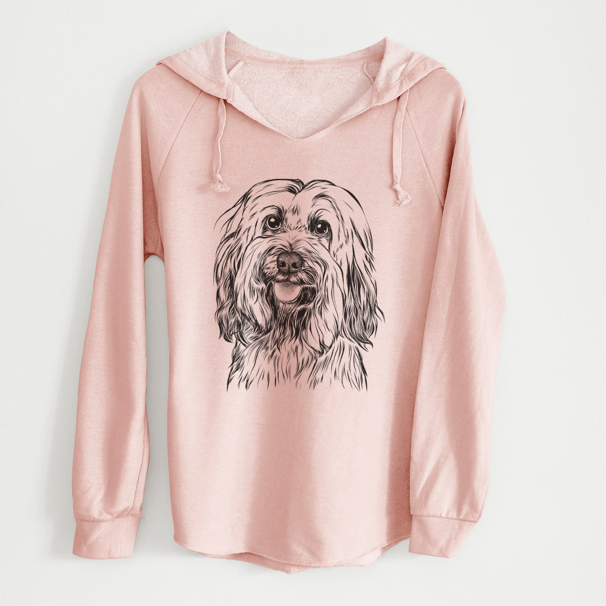 Bare Rime the Tibetan Terrier - Cali Wave Hooded Sweatshirt