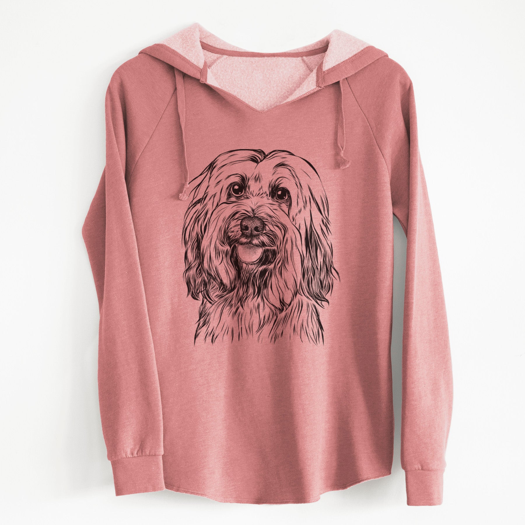 Bare Rime the Tibetan Terrier - Cali Wave Hooded Sweatshirt