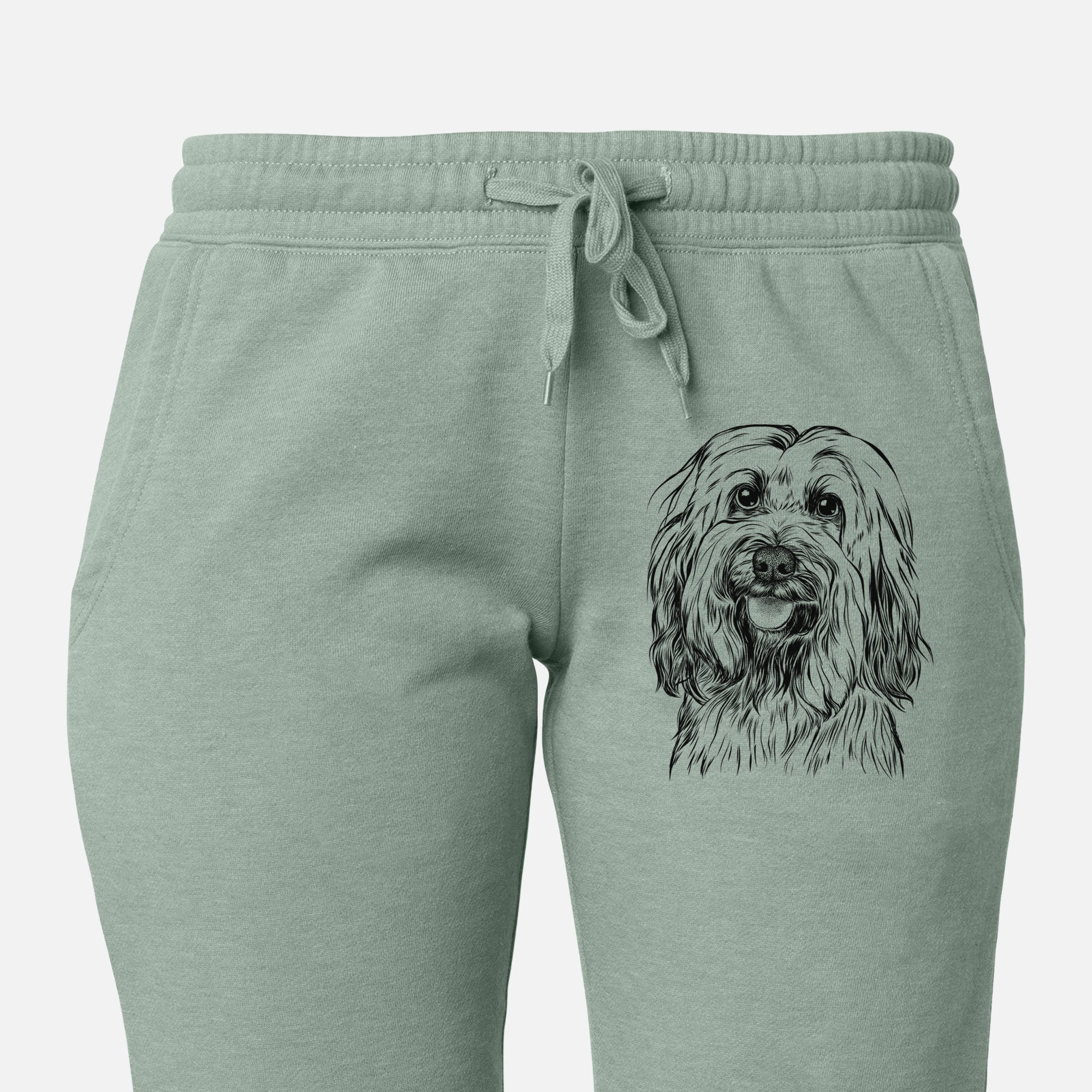 Rime the Tibetan Terrier - Women's Cali Wave Joggers