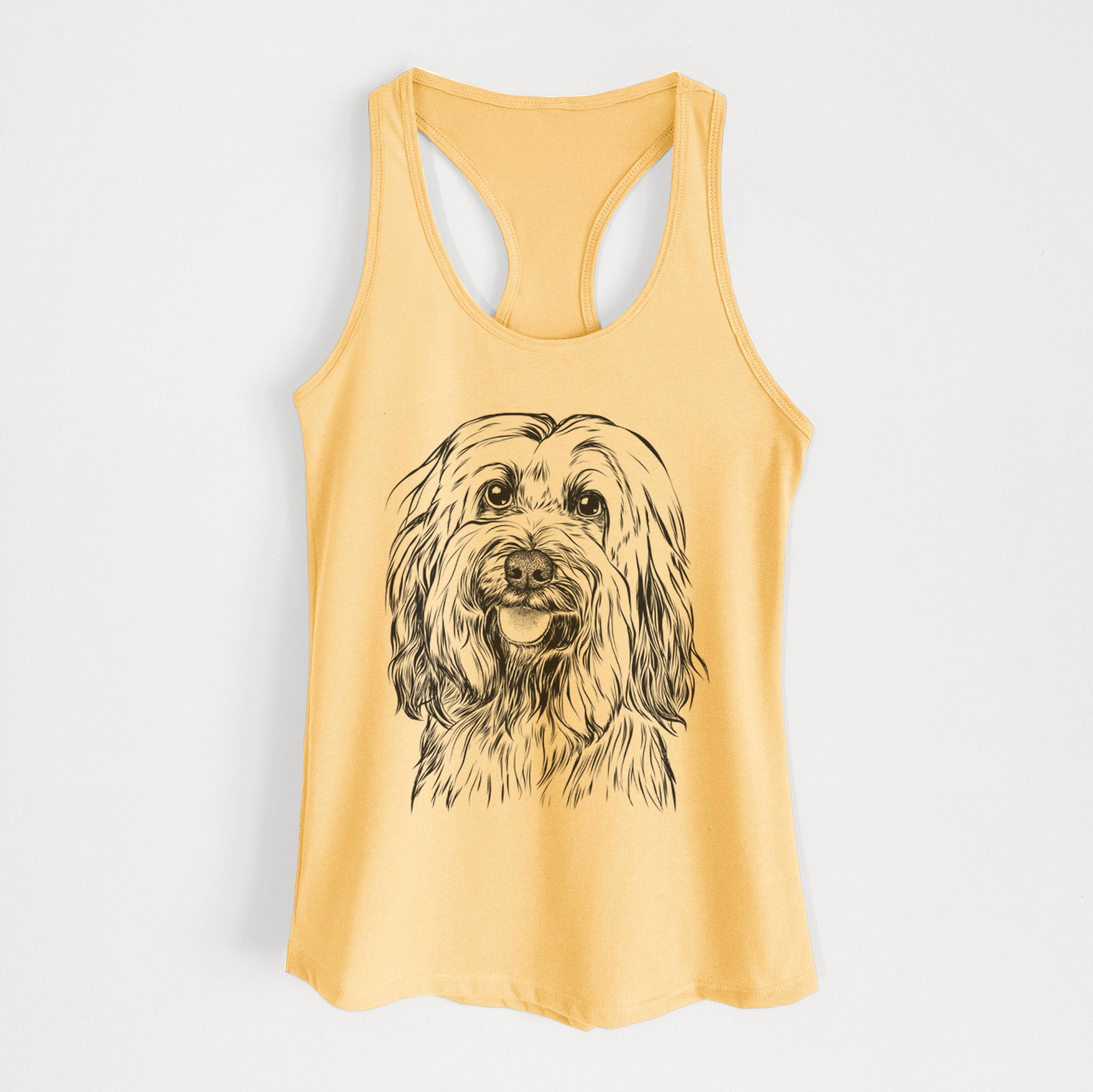 Rime the Tibetan Terrier - Women's Racerback Tanktop