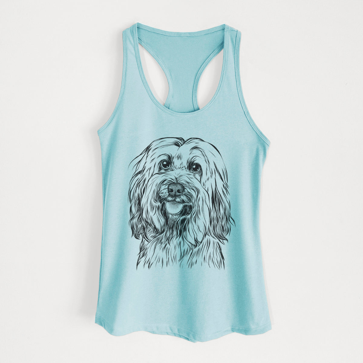 Rime the Tibetan Terrier - Women's Racerback Tanktop