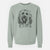 Bare Rime the Tibetan Terrier - Unisex Pigment Dyed Crew Sweatshirt