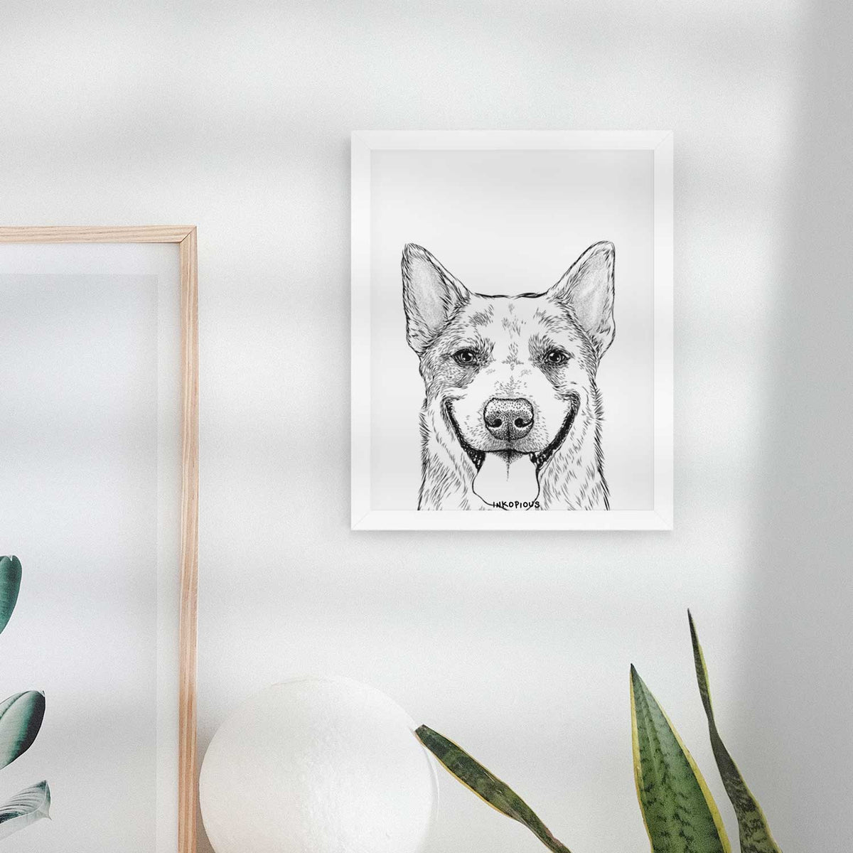 Rio the Australian Cattle Dog Art Print