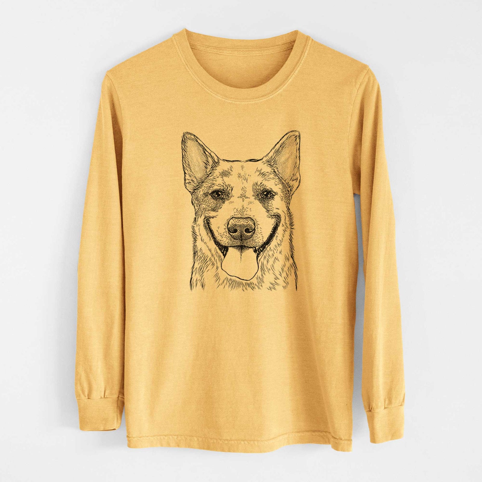 Bare Rio the Australian Cattle Dog - Heavyweight 100% Cotton Long Sleeve