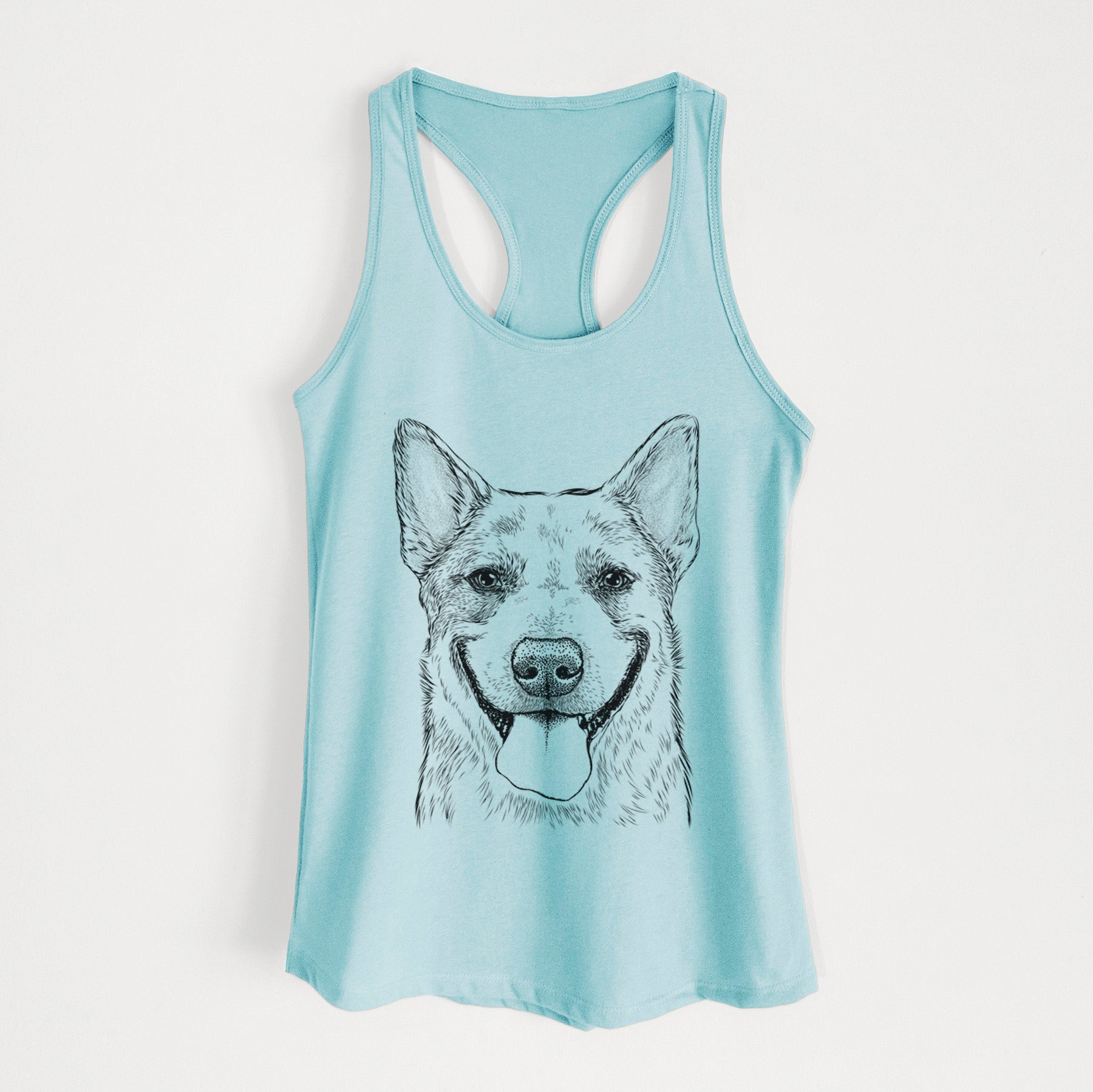 Rio the Australian Cattle Dog - Women's Racerback Tanktop