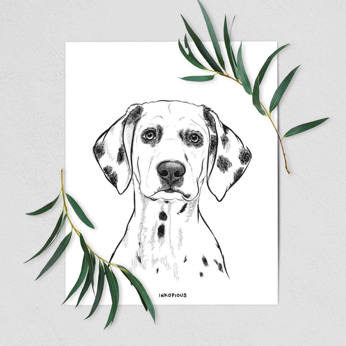 Riot the Dalmatian Art Print