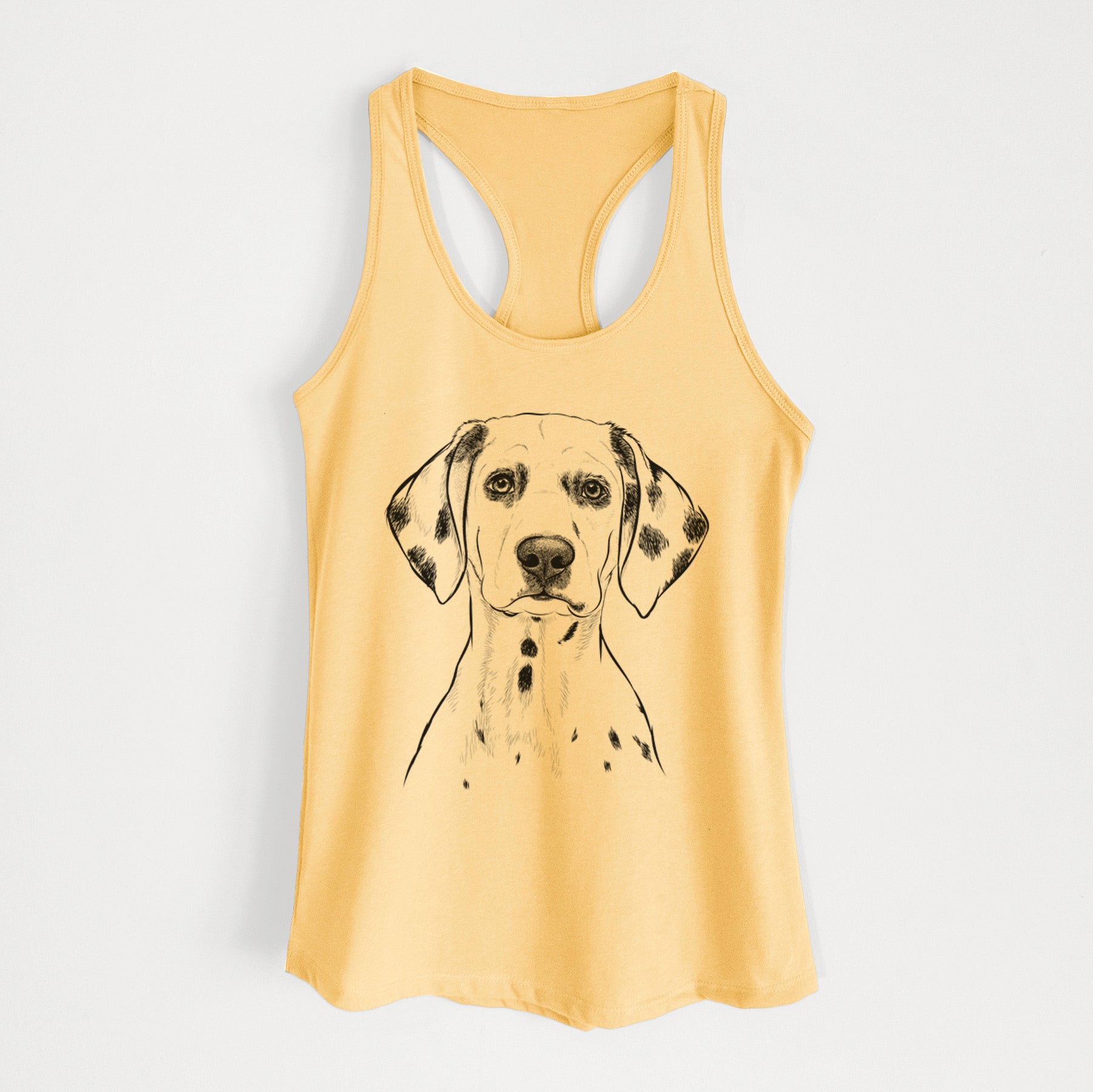 Riot the Dalmatian - Women's Racerback Tanktop