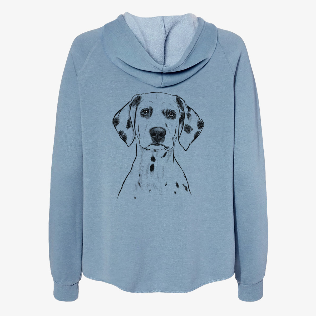 Riot the Dalmatian - Women's Cali Wave Zip-Up Sweatshirt
