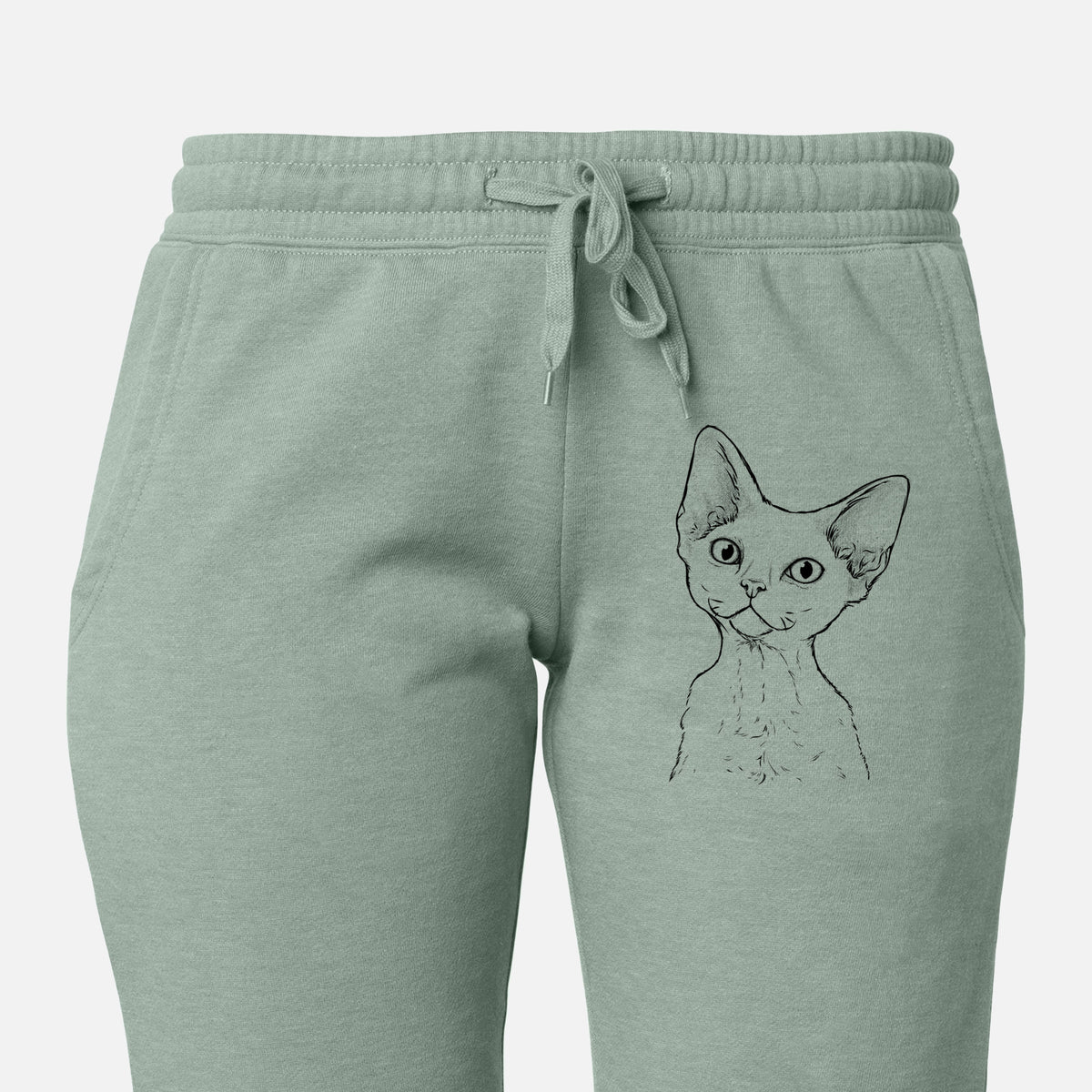 Ripley the Devon Rex Cat - Women&#39;s Cali Wave Joggers