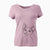 Bare Ripley the Devon Rex Cat - Women's V-neck Shirt