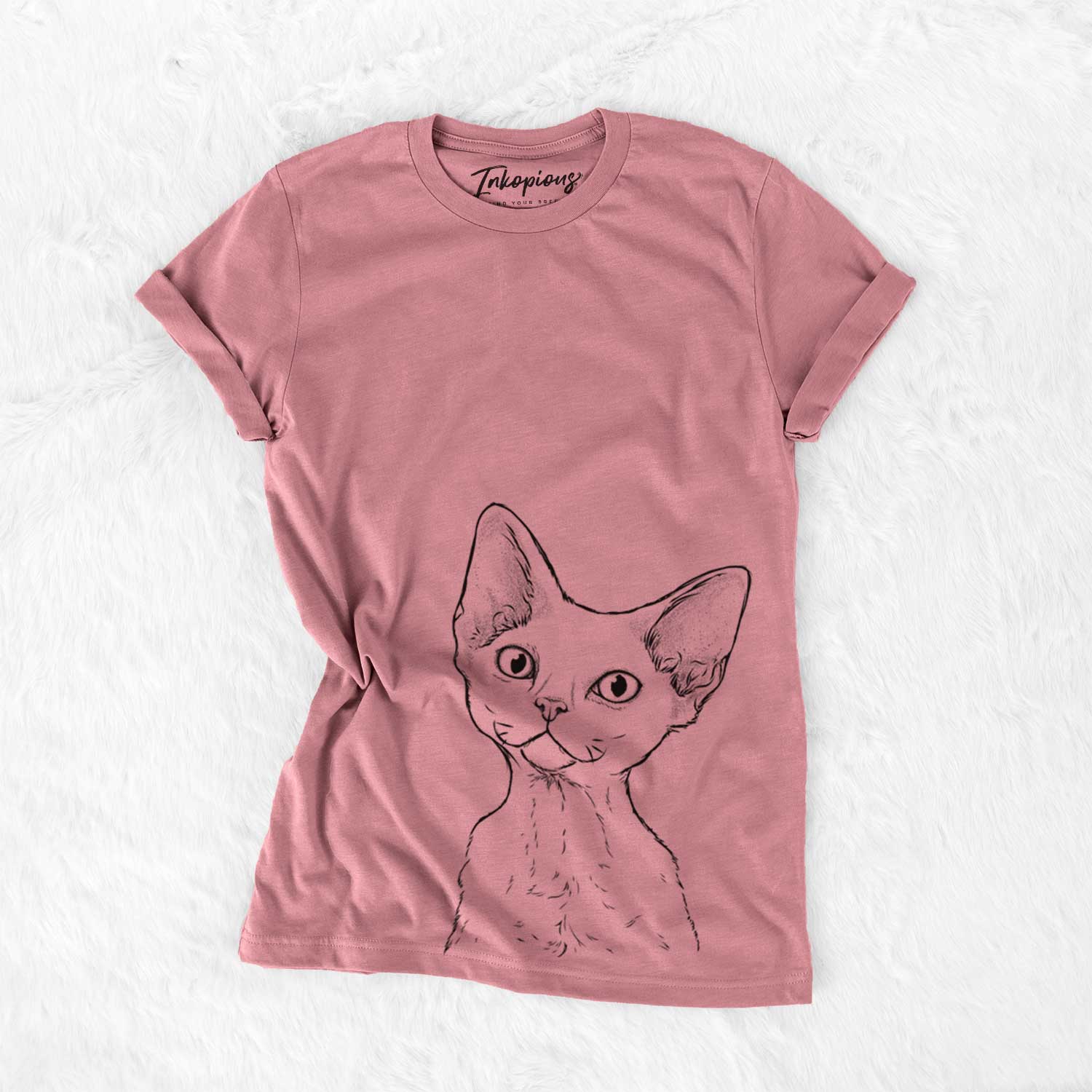 Bare Ripley the Devon Rex Cat - Unisex Crewneck