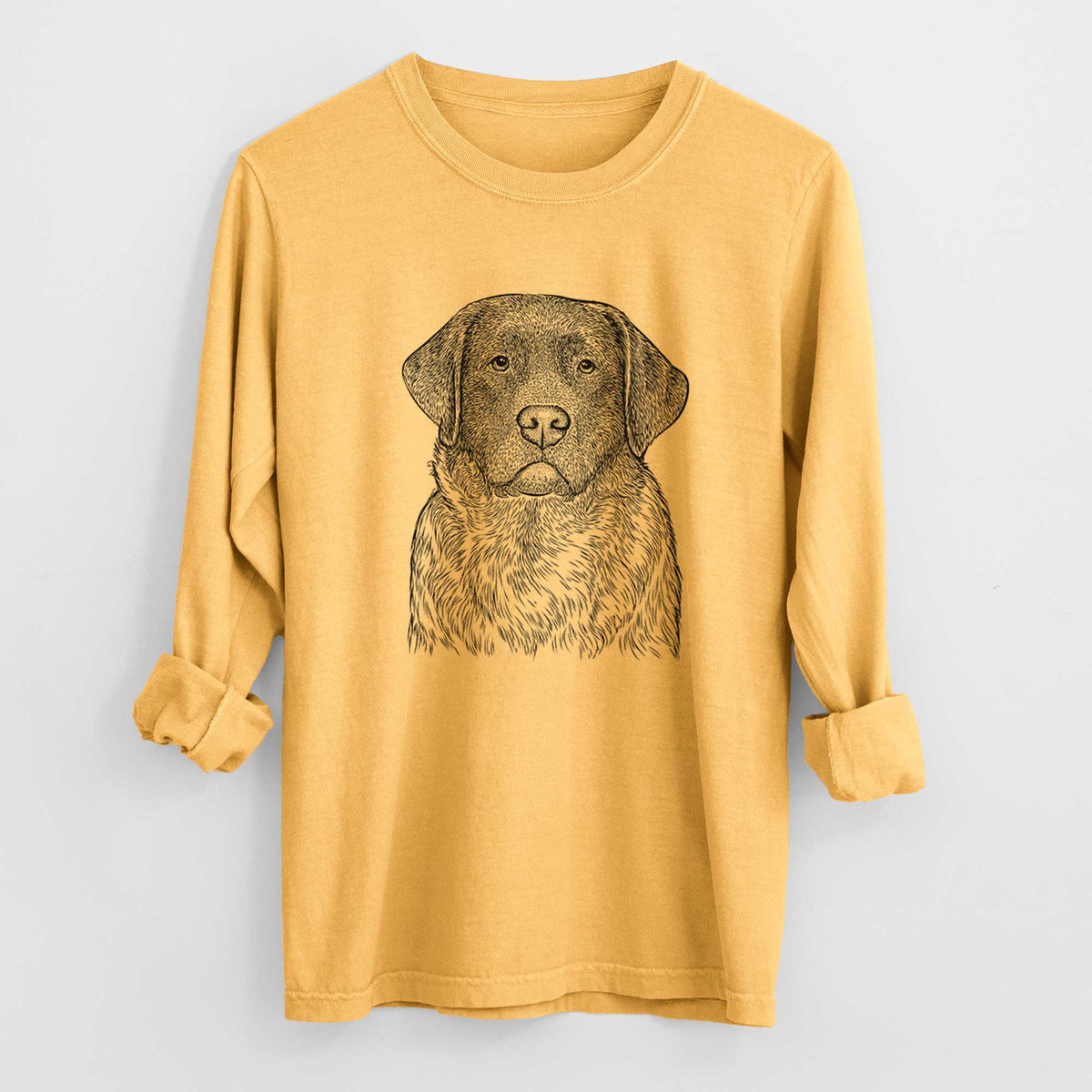 Bare River the English Labrador Retriever - Heavyweight 100% Cotton Long Sleeve