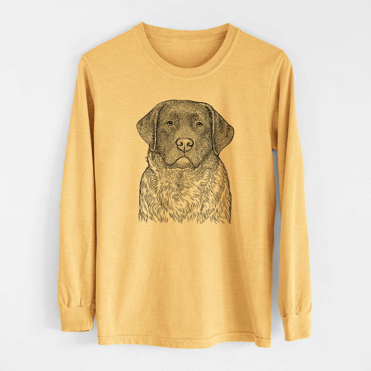 Bare River the English Labrador Retriever - Heavyweight 100% Cotton Long Sleeve