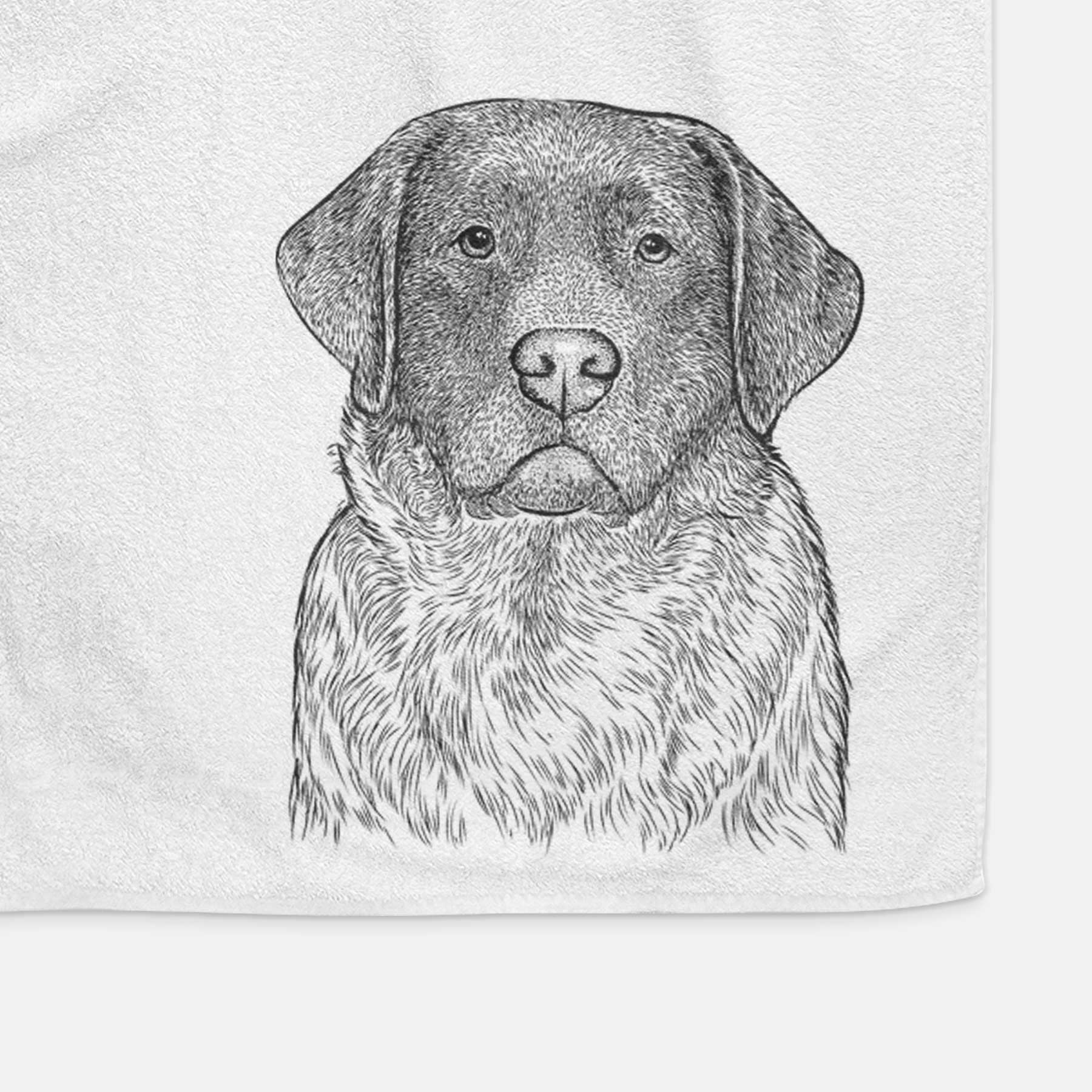 River the English Labrador Retriever Decorative Hand Towel