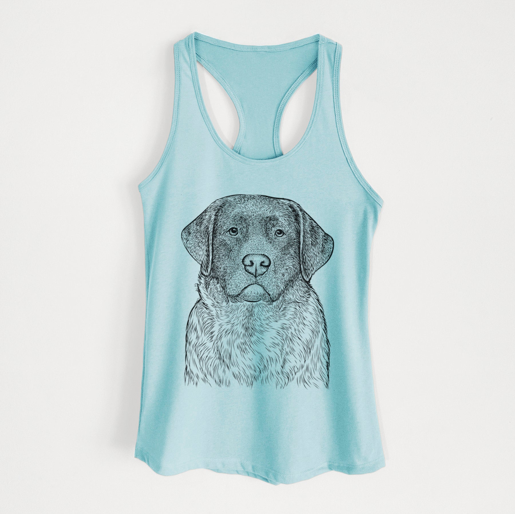 River the English Labrador Retriever - Women's Racerback Tanktop