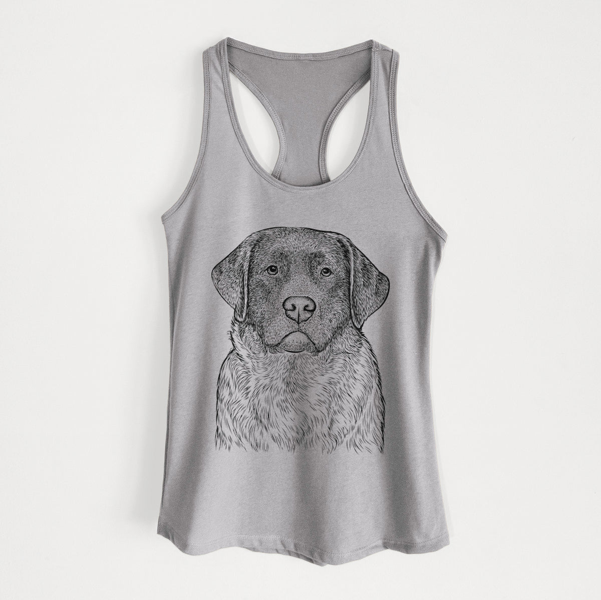 River the English Labrador Retriever - Women&#39;s Racerback Tanktop