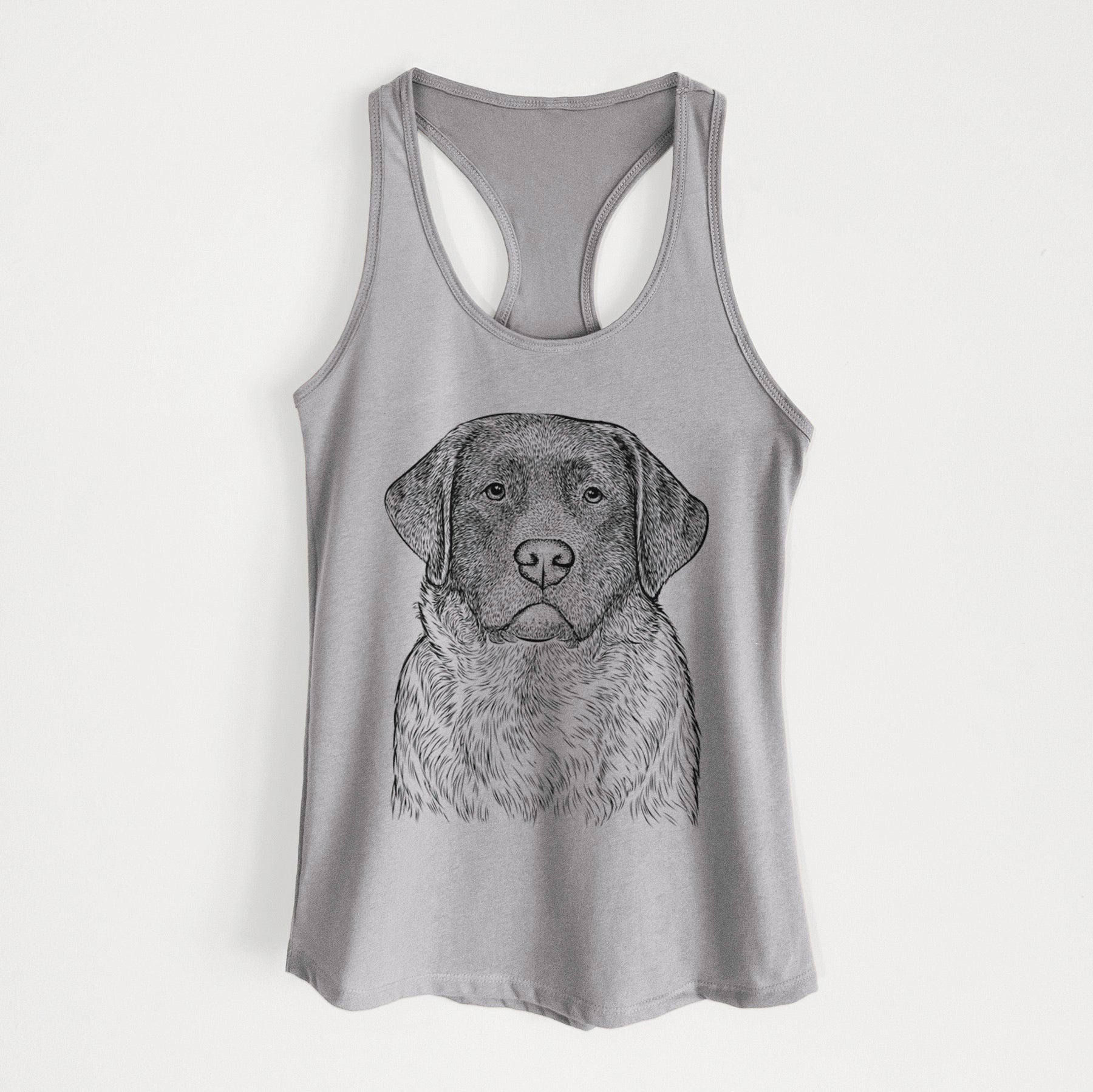 River the English Labrador Retriever - Women's Racerback Tanktop