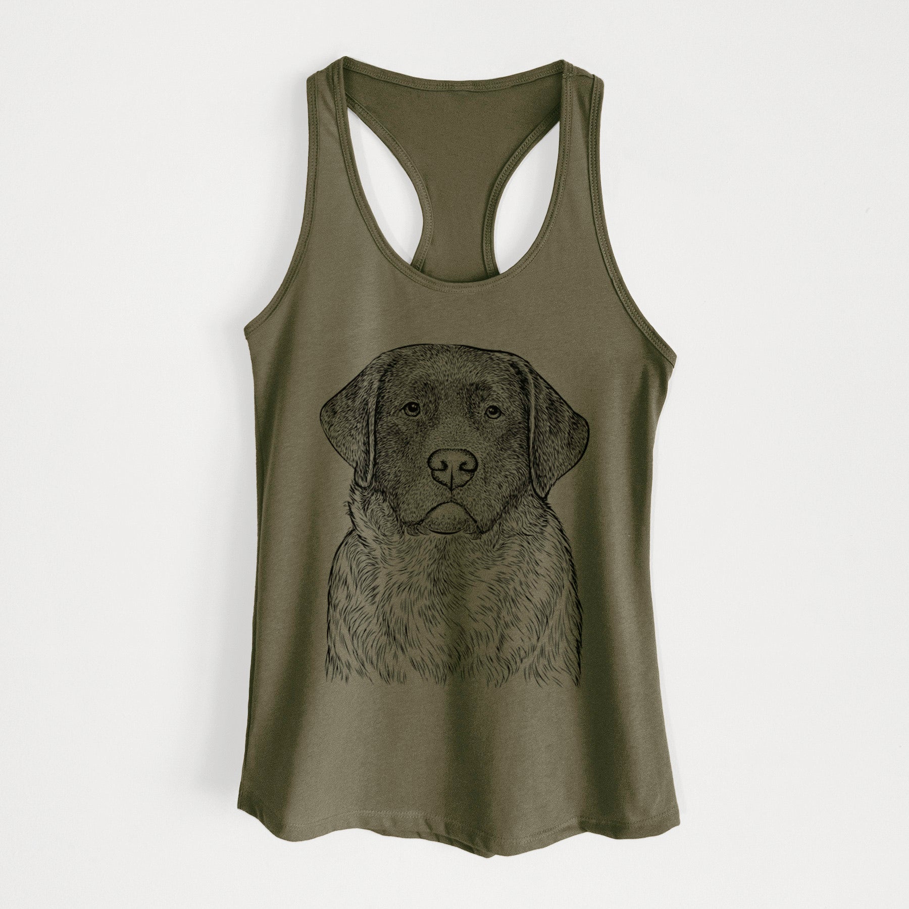 River the English Labrador Retriever - Women's Racerback Tanktop