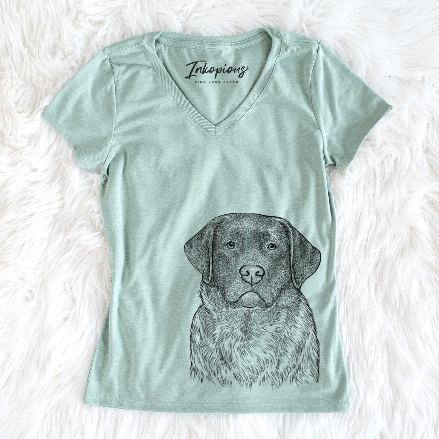 Bare River the English Labrador Retriever - Women's V-neck Shirt