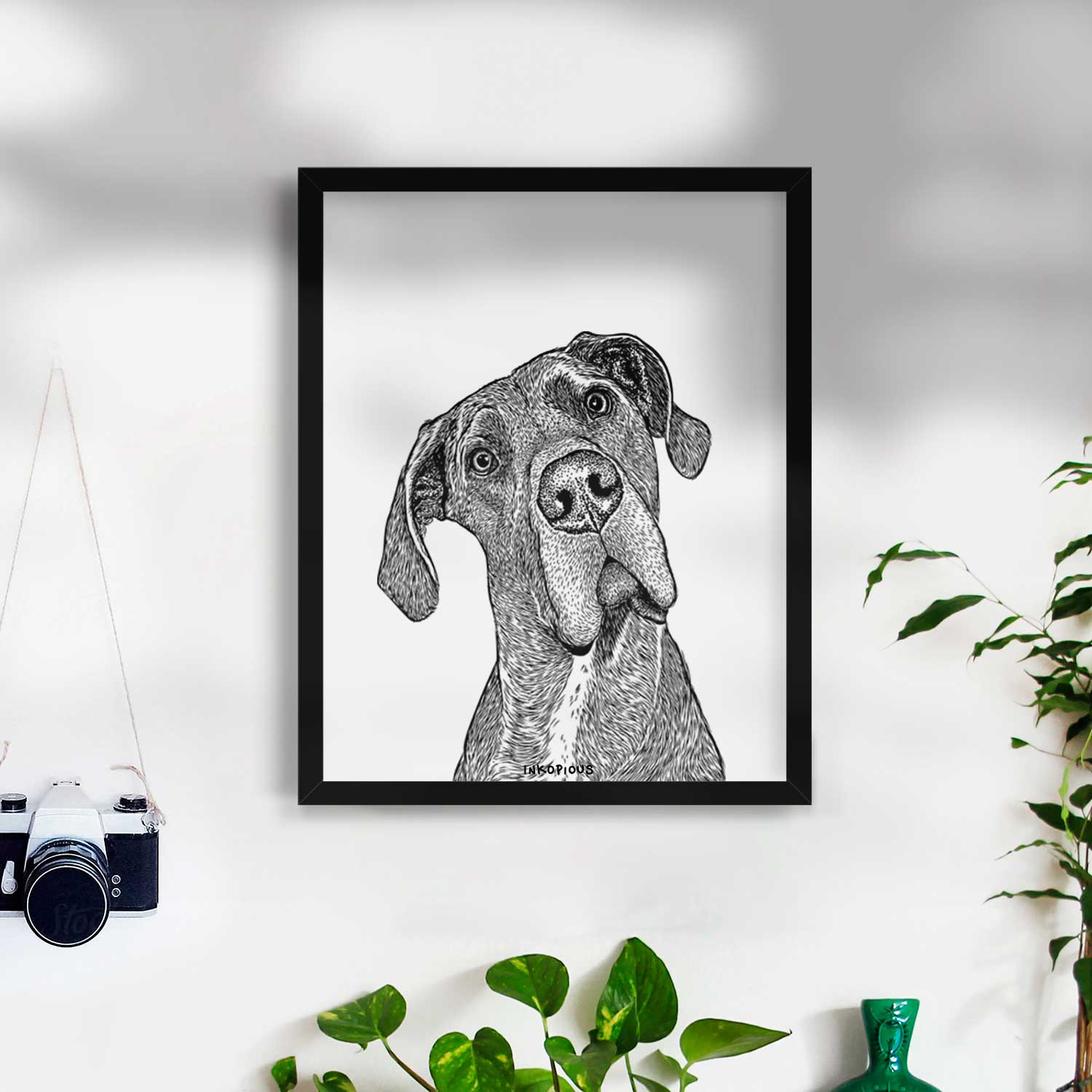 River the Great Dane Art Print