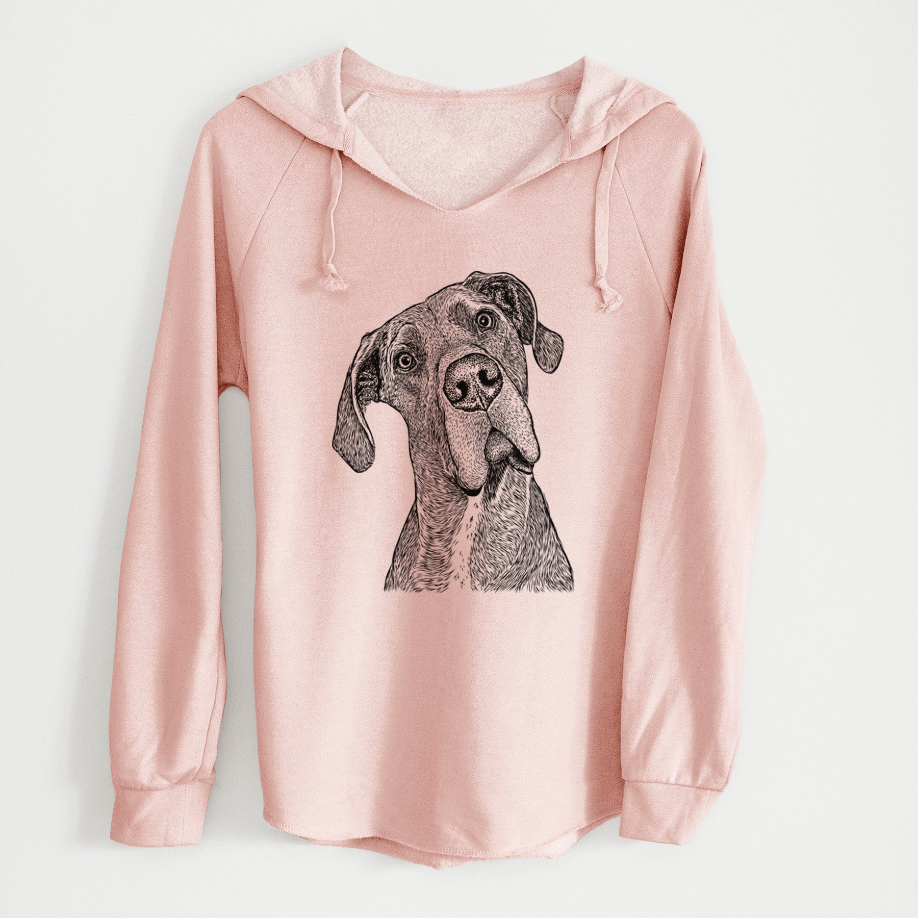 Bare River the Great Dane - Cali Wave Hooded Sweatshirt