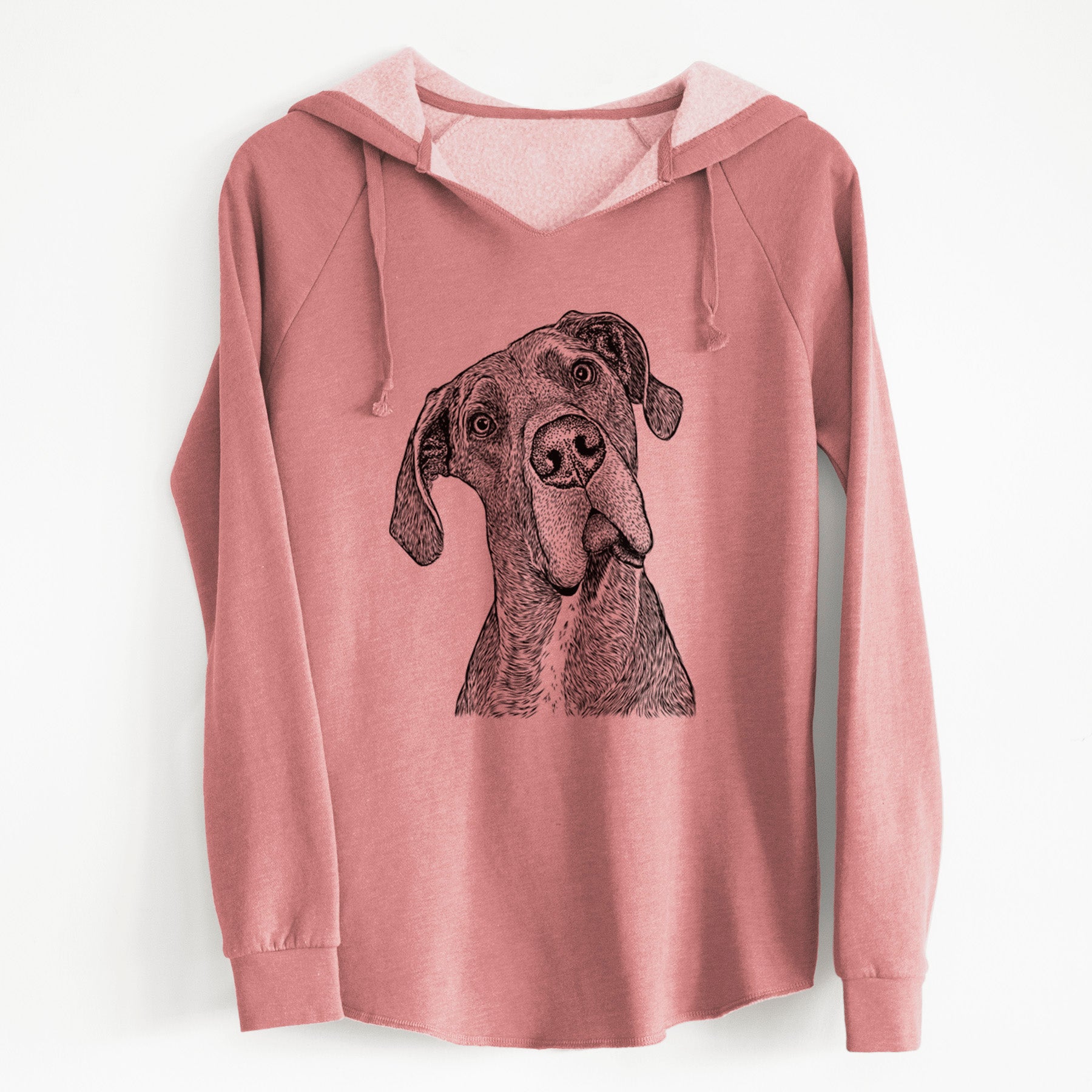 Bare River the Great Dane - Cali Wave Hooded Sweatshirt