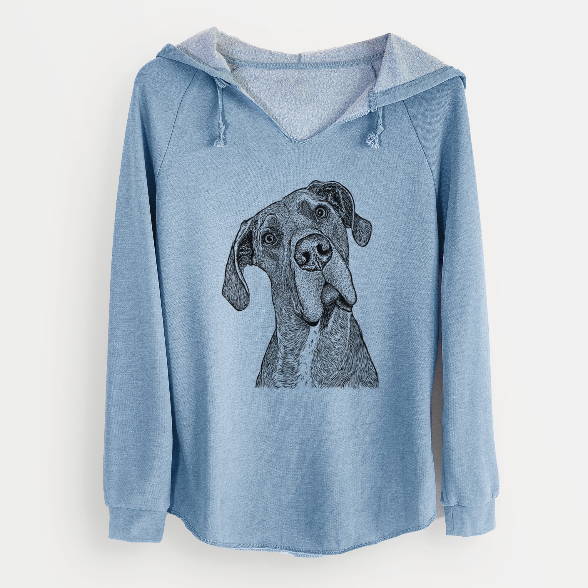 Bare River the Great Dane - Cali Wave Hooded Sweatshirt