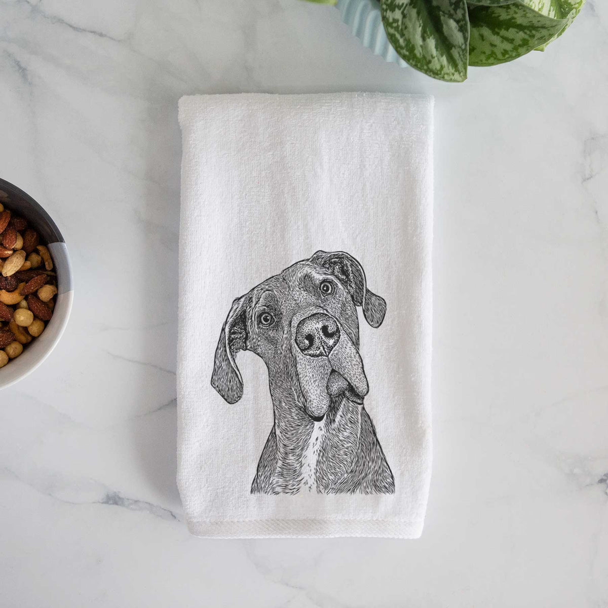 River the Great Dane Decorative Hand Towel