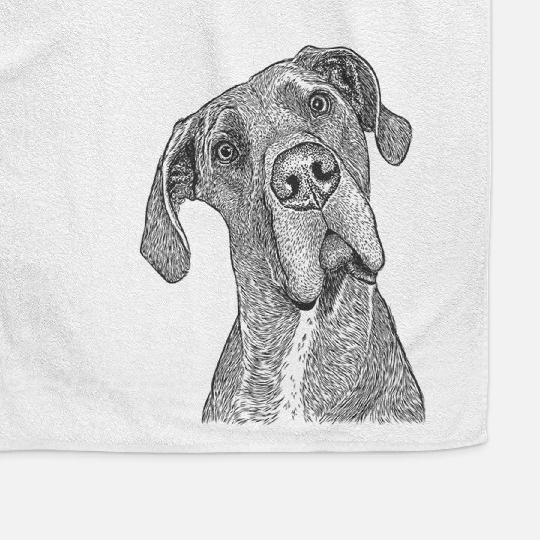 River the Great Dane Decorative Hand Towel