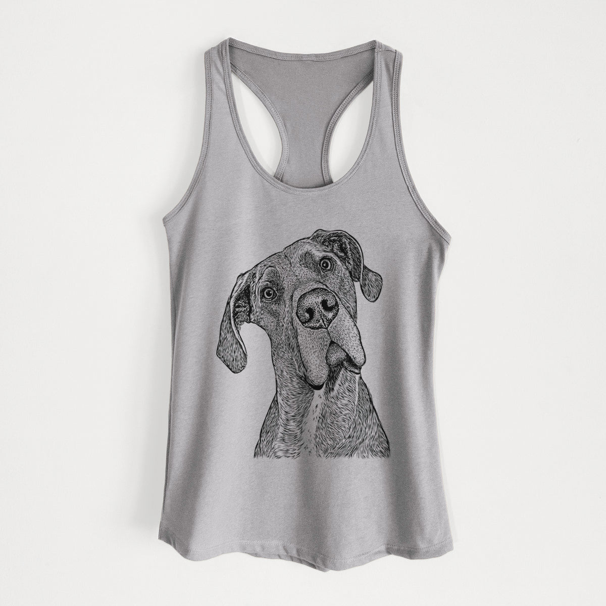 River the Great Dane - Women&#39;s Racerback Tanktop