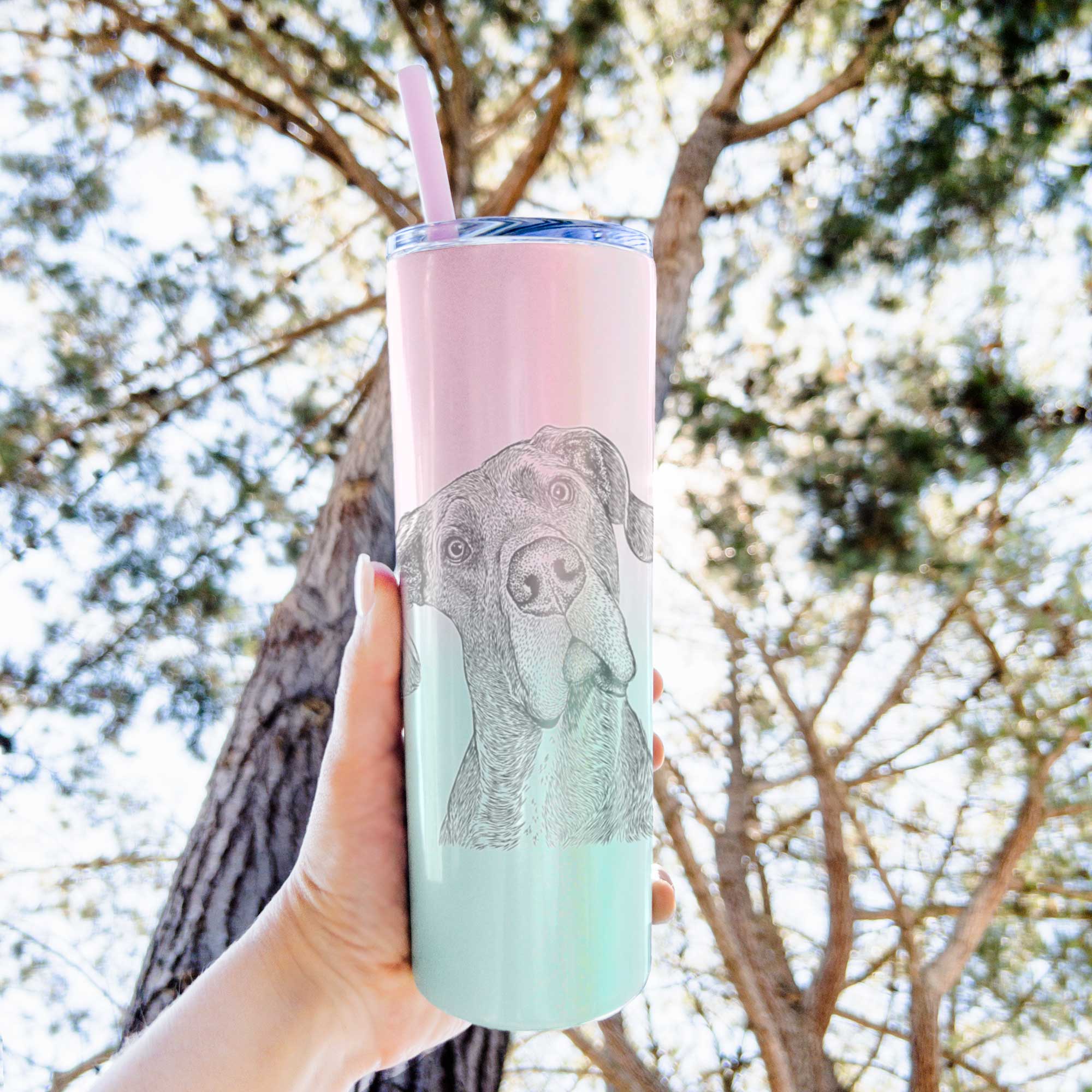 River the Great Dane - 20oz Skinny Tumbler