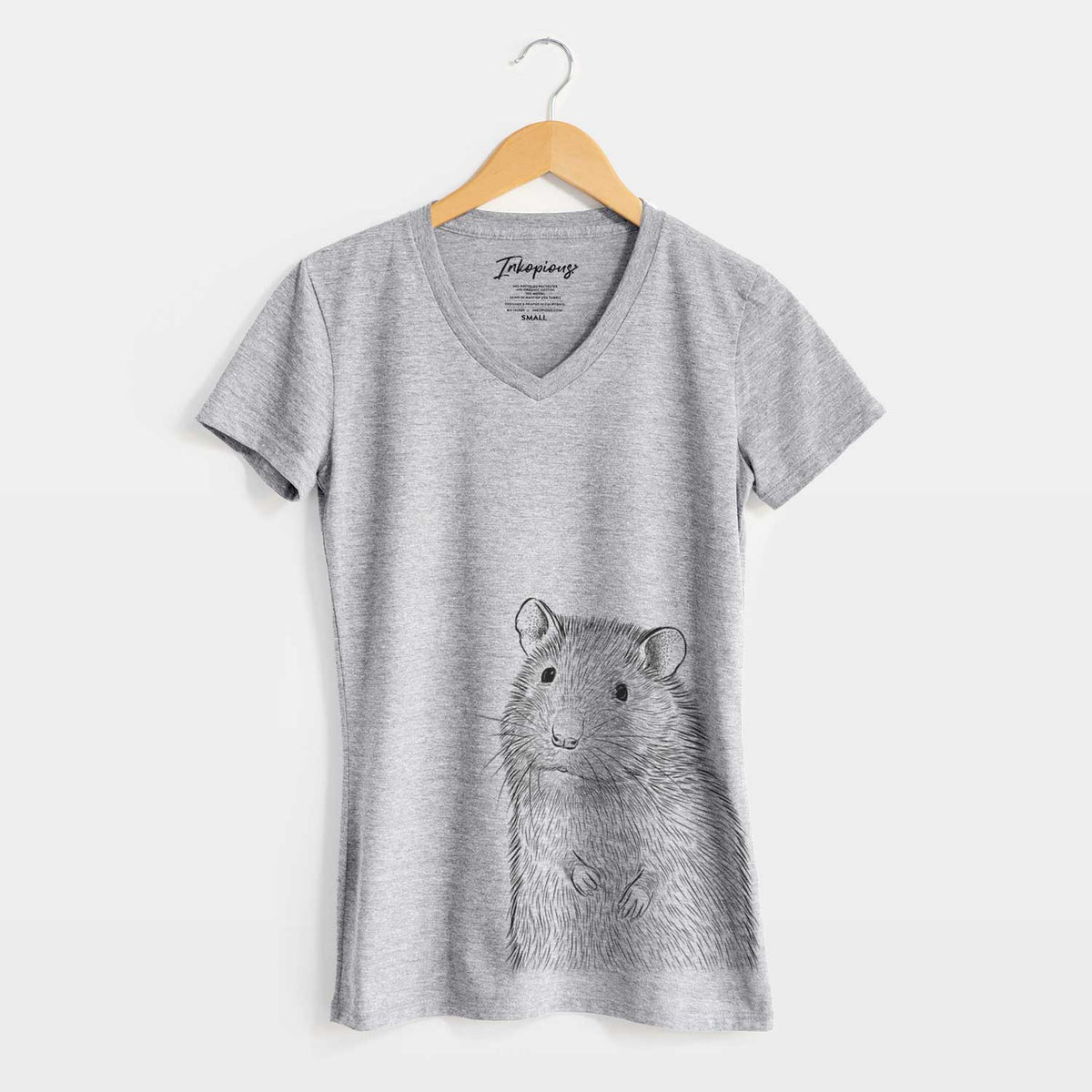 Bare Rizzo the Rat - Women's V-neck Shirt