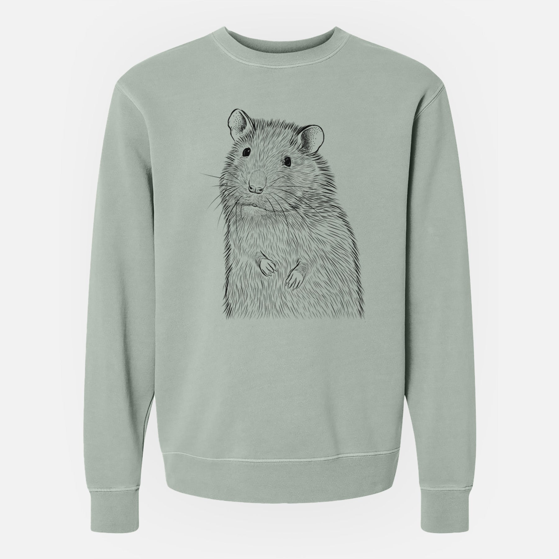 Bare Rizzo the Rat - Unisex Pigment Dyed Crew Sweatshirt