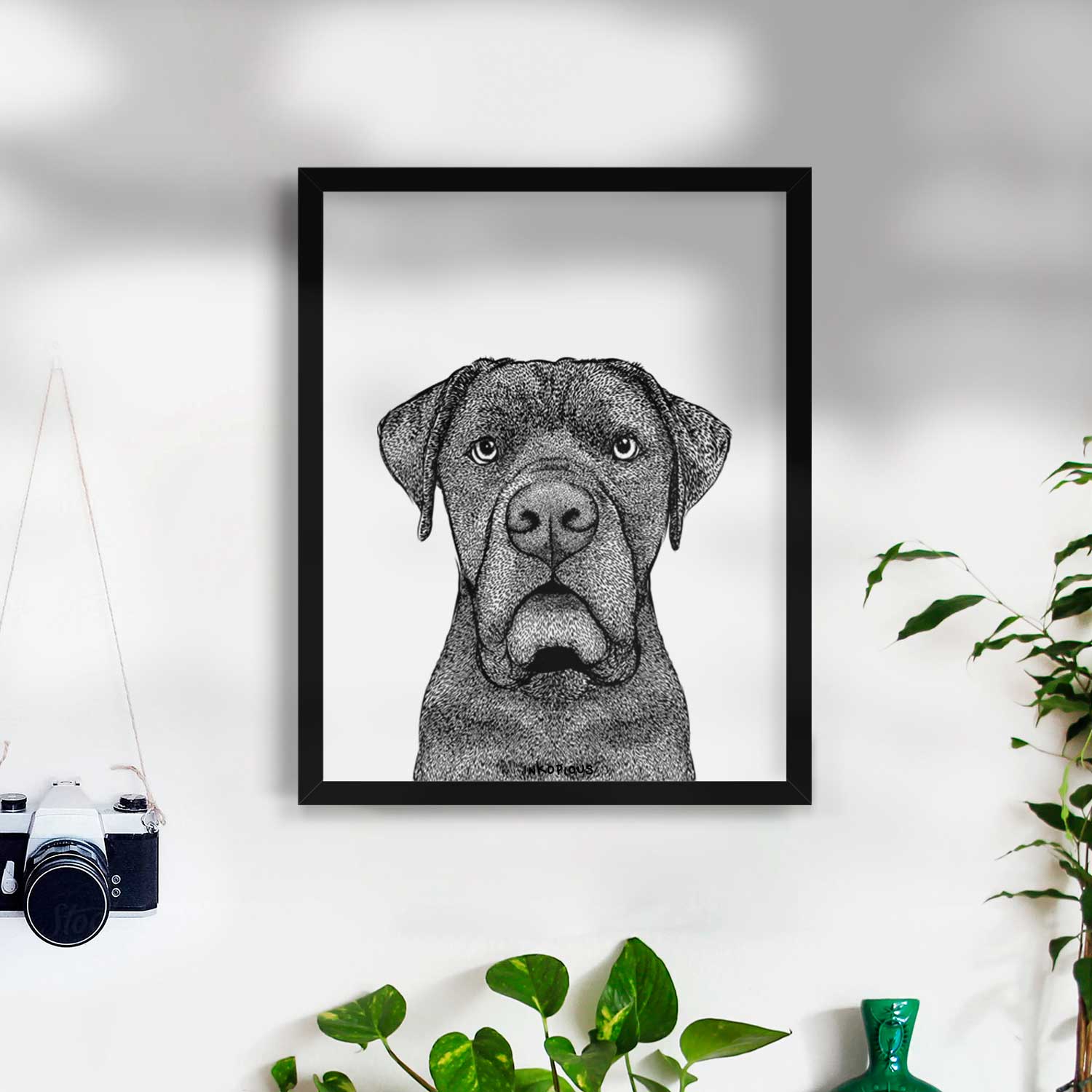 Rocco the Cane Corso Art Print