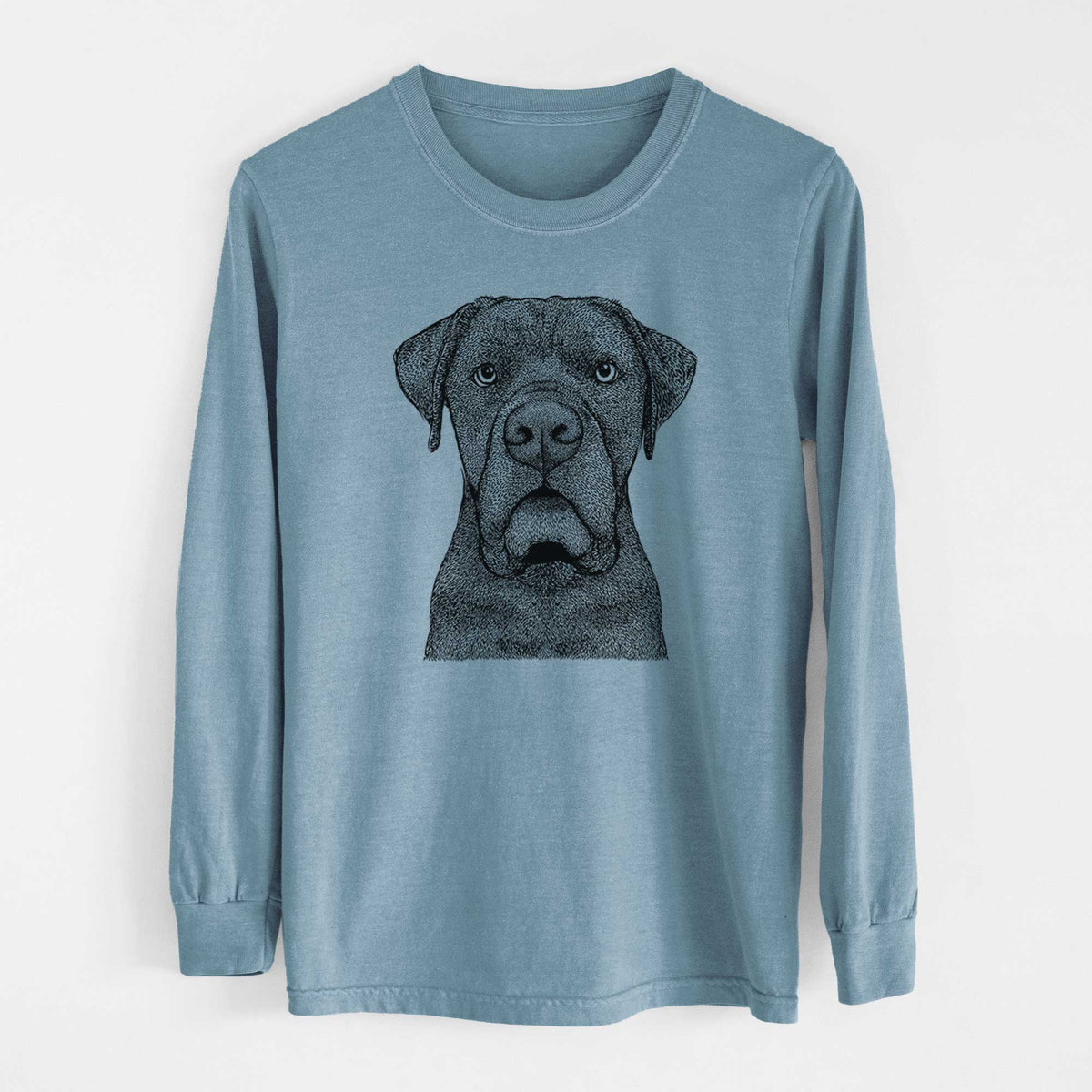 Bare Rocco the Cane Corso - Heavyweight 100% Cotton Long Sleeve